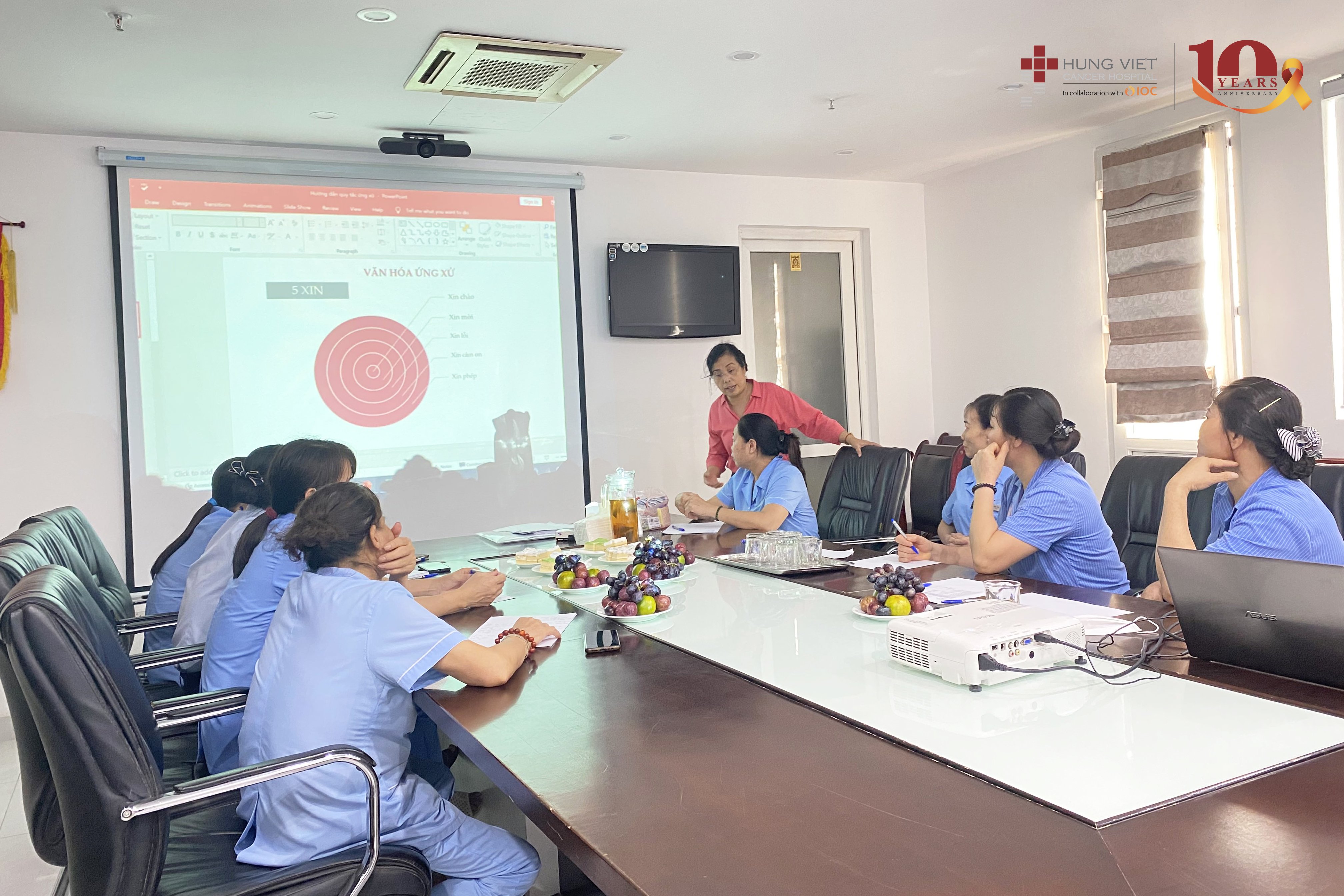 Tập huấn phong cách dịch vụ của hộ lý