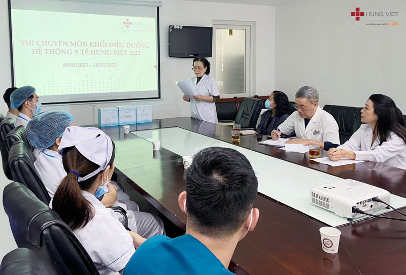 khối điều dưỡng Hệ Thống Y Tế Hưng Việt