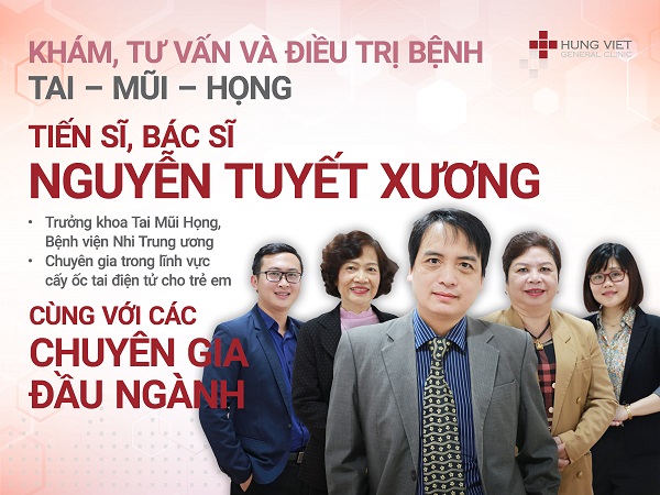 đội ngũ chuyên gia tai mũi họng tại Hưng Việt