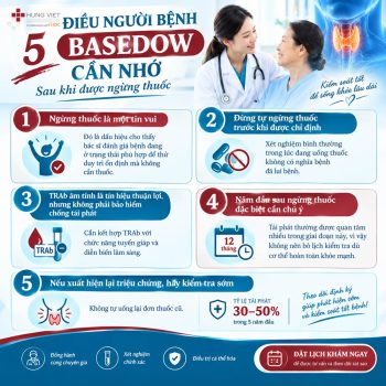 5 điều người bệnh basedow cần nhớ khi ngừng thuốc