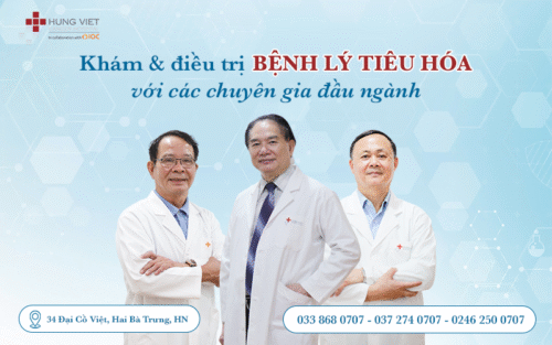 Đội ngũ bác sĩ trên 40 năm kinh nghiệm trong khám & phẫu thuật tiêu hóa, gan mật tụy