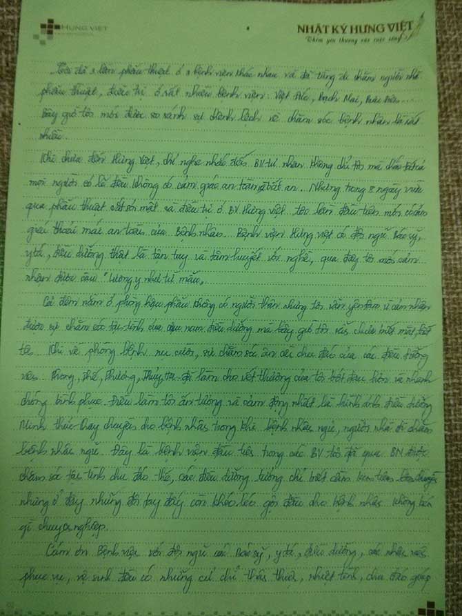 Những lời chia sẻ của bệnh nhân Đinh Thị Phúc Bệnh nhân Đinh Thị Phúc điều trị ung thư tại bệnh viện ung bướu hưng việt