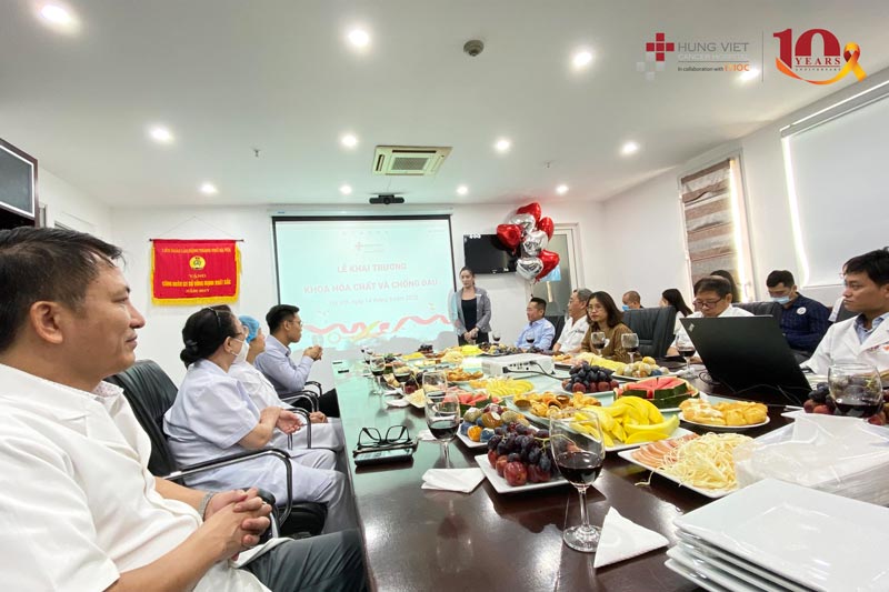 Khoa Hoá chất & Chống đau BV UBHV hoàn thiện nâng cấp cơ sở vật chất phục vụ người bệnh