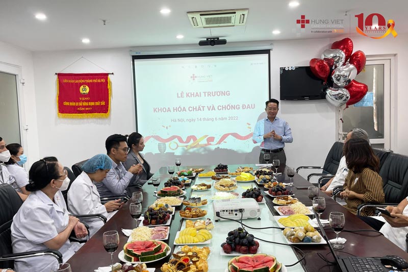 Khoa Hoá chất & Chống đau BV UBHV hoàn thiện nâng cấp cơ sở vật chất phục vụ người bệnh