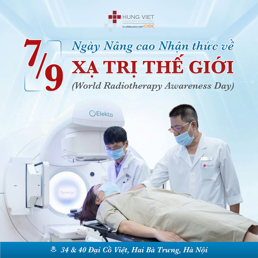 Ngày Nâng cao Nhận thức về Xạ trị Thế giới 7/9: Hiểu đúng để điều trị đúng