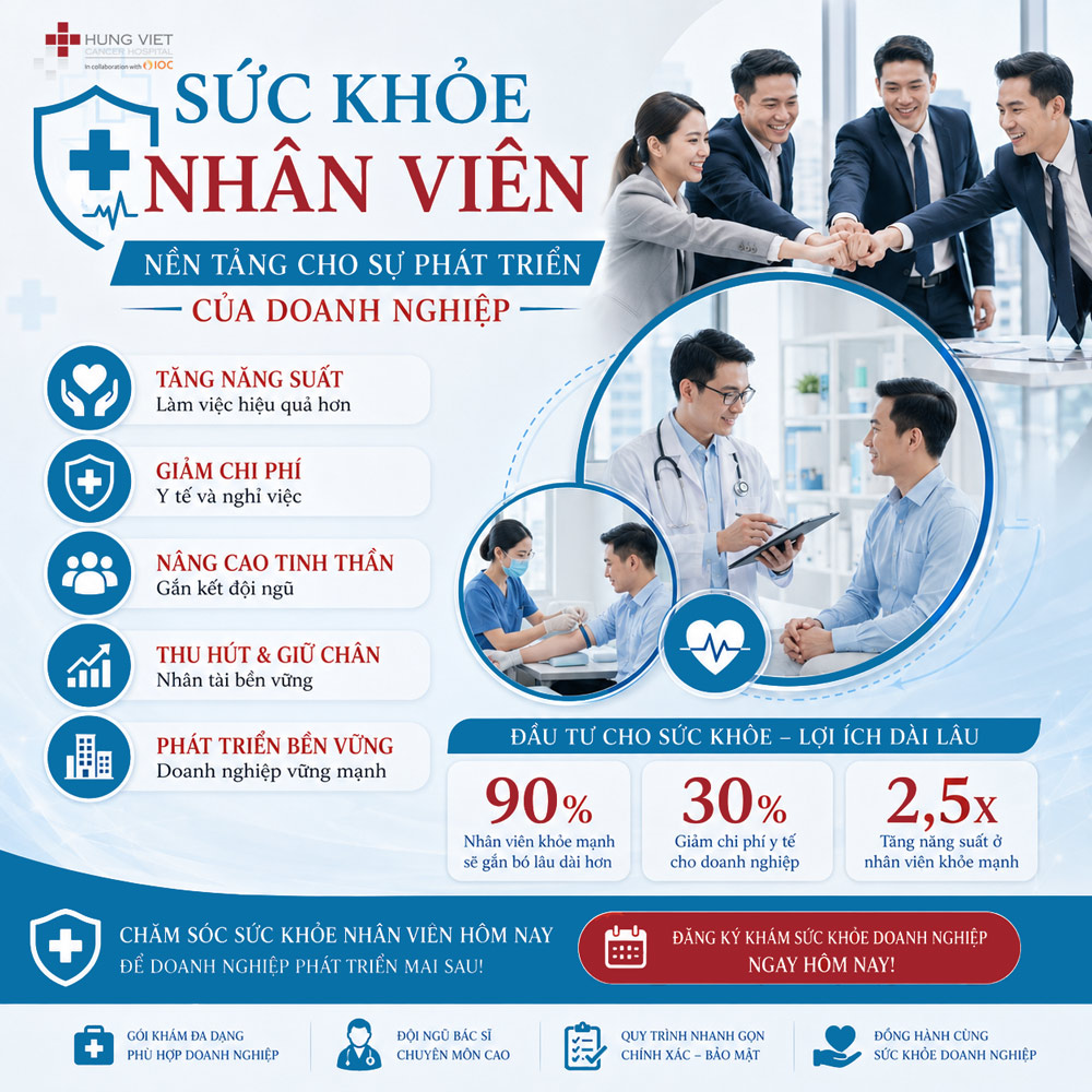 khám tầm soát định kỳ sức khoẻ doanh nghiệp