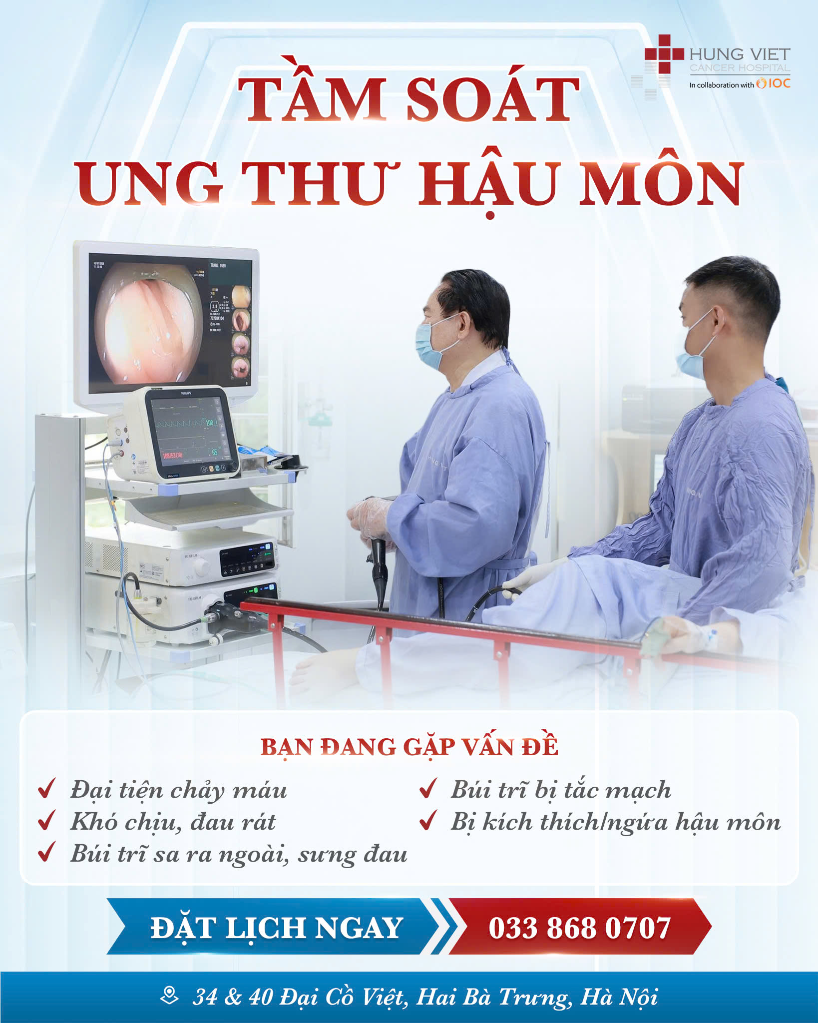 tầm soát ung thư hậu môn