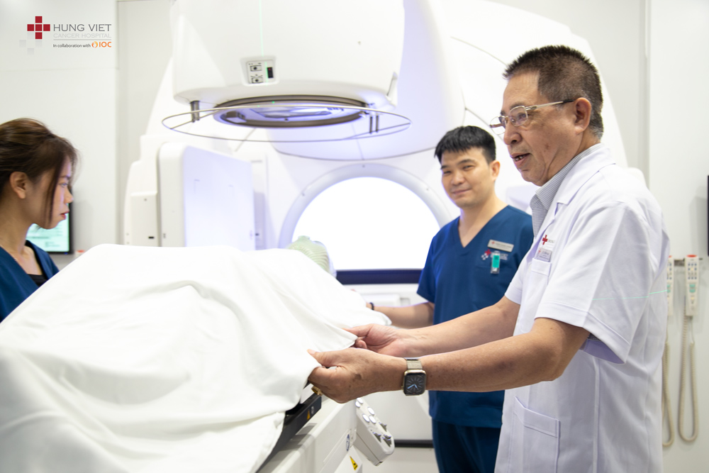 xạ trị giảm nhẹ tại Hà Nội