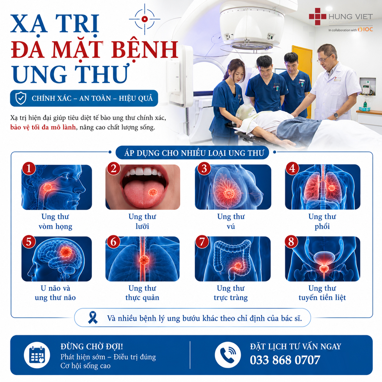 xạ trị tại Hà Nội